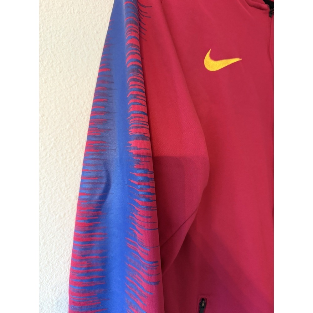 BARCELONA NIKE 2018/2019 FOOTBALL TRAINING ANTHEM TRACK TOP SIZE L Soccer - Picture 6 of 9